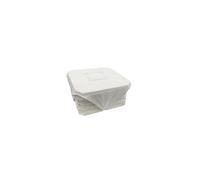 ALPES BLANC - Lot de 6 Galettes de Chaise Beige - Confortables et Épaisses, 38x38 cm Assises Pratiques avec Lanières de Fixation
