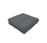 Alpes Blanc Lot Serviettes de Bain 600GR 100% Coton/Serviettes de Toilette et Linge de Bain/Ensemble Serviettes de Bain/Linge de Toilette Ultra Doux Absorbant (Anthracite/Dark Grey,Lot_50_ x_100)