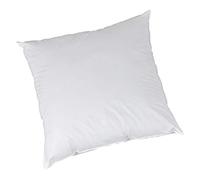 Alpes Blanc - Oreiller Naturel 90% Duvet de Canard - Confort Luxe Haut de Gamme - Ultra léger et Extra-gonflant - Enveloppe Percale 91 Fils antiacarien GreenFirst - Fabriqué en France - 65x65 cm