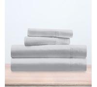 ALPES BLANC - Parure de draps Nuit des Vosges 100% coton 140 (4p) Blanc