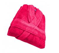 Alpes Blanc - Peignoir de bain à col châle 70% coton et 30% bambou 450 g/m² - Doux et ultra-absorbant - hypoallergénique - Coupe mixte