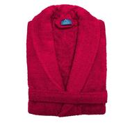 ALPES BLANC - Peignoir de bain Mixte à col Châle 100% coton 450 g - Fuchsia Taille XL - Doux et absorbant - Style intemporel