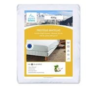 Alpes Blanc Protège Matelas Coton 400g/m² - Protège Matelas 400g/m² - 160x200 cm