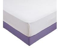 ALPES BLANC - Protège-matelas imperméable forme drap housse 140x190 cm - Molleton coton 200g/m² doux au toucher, bonnet 30 cm