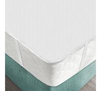 Alpes Blanc - Protège Matelas Imperméable Molleton Coton 200g/m² 140x190 Plateau
