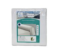 Alpes Blanc - Protège traversin sous-taie 100% Coton 43x180 cm