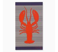 Alpes Blanc - Serviette de Plage Homard Rouge 90x170 cm - Coton égyptien, Absorption optimale et Style Estival Original