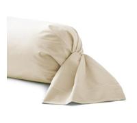 Alpes Blanc - Taie de Traversin 43x185 cm - 100% Coton 57 Fils/cm² Doux et Résistant - Fabrication Française, Confort, Hygiène