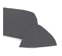 Alpes Blanc - Taie de Traversin 43x185 cm - 100% Coton 57 Fils/cm² Doux et Résistant - Fabrication Française, Confort, Hygiène