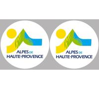 Alpes de Haute-Provence 04-2fois 5cm - Sticker