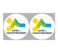 Alpes de Haute-Provence 04 - 2x10cm - Sticker/autocollant G
