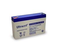Alpexe® Batterie Plomb (UltraPile) 6 V 7,0 Ah (Faston 187 - 4,8mm) - AKKU 6-7,0 (UL7-6) Ultracell