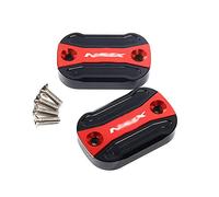 ALPGEN Bouchon de Couvercle de réservoir de Liquide de Frein Avant Moto/Fit pour Yamaha NMAX 155 125 NMAX155 NMAX 155 2015-2021 2020 2019 Accessoires Bouchons de réservoir (Color : 2 Pieces Red)