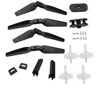 ALPGEN Lot de 2 paires de pales d'hélice W Clip Landing Gear/Fit pour Eachine E58 RC Drone Quadrirotor Pièces de rechange Crash Pack Kits Hélice de rechange