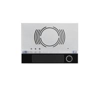 Alpha 1-button audio door station front panel black Urmet 1168/131