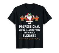 Alpha-1 Père Noël en antitrypsine T-Shirt Graphique avec Valeur