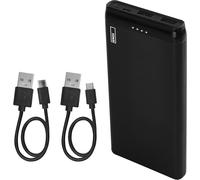 Alpha 10s Powerbank 10 000 Mah - Batterie Externe Avec Passthrough - 2 Sorties Usb-A, 1 Entrée Micro Usb - Avec 2 Câbles De Données Usb - On/Off Automatique - Pour Iphone, Ipad, Smartphone