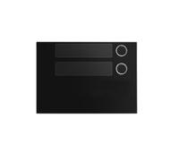 Alpha 2-button front panel black Urmet 1168/12