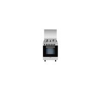 Alpha A654MI6 - Cuisinière - pose libre - largeur : 60 cm - profondeur : 50 cm - hauteur : 140 cm - classe A - acier inoxydable