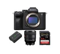 Sony Alpha A7 Mark IV Appareil photo + FE 50mm f1.4 GM + batterie NP-FZ100 + SanDisk 64 Go Extreme Pro SDXC UHS-II U3 V90 300 Mo/s