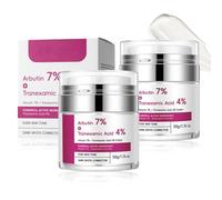 Alpha Arbutin 7% + Tranexamic Acid 4% Cream,Creme Eclaircissante Peau Noir Puissant, Even out Tone, Anti-Pigmentation, Black Spot Repair Face Cream,Soin De La Peau Coréen,En conserve (2PC, 50g)