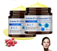 Alpha Arbutin 7 Tranexamic Acid 4 Cream, Creme Eclaircissante Peau Noir Puissant, Even out Tone, Creme Anti Tache Visage, Anti-Pigmentation, Black Spot Repair Face Cream,Soin De La Peau Coréen (2)