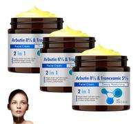 Alpha Arbutin Crèmes Blanchissantes Pour Le Visage,Creme Eclaircissante Peau Noir Puissant Visage,Creme Anti Tache Visagé,Crème De Jour et De Nuit Contre Les Taches De Rousseur,Anti-Pigmentation (3)