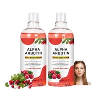 Alpha Arbutin huile de busserole eclaircissante,dark spot correcting glow serum,pour visage et corps,éclaircissant et unifiant,non grasse à absorption rapide qui pénètre facilement dans la peau (2PC)