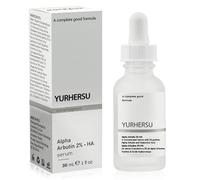 Alpha Arbutin Sérum 30 ml Alpha Arbutine 2 % + Acide Hyaluronique Kit de soin du visage Sérum à l'acide hyaluronique Sérum anti-rides, sérum pour le visage pour pores, taches sombres, acné, sérum