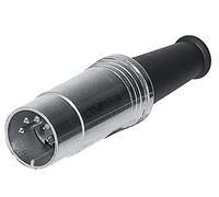 Alpha Audio Connecteur Prise DIN (prise Midi), Pour câble jusqu'à 6 mm de diamètre