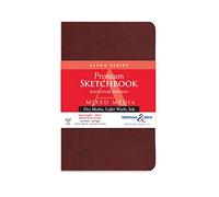 Stillman & Birn Carnet de croquis Alpha – couverture souple 14 x 21,6 cm 46F 150 g Blanc
