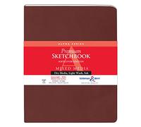 Stillman & Birn Carnet de croquis Alpha Series couverture souple 46F 20,3 x 25,3 cm 150 g Blanc