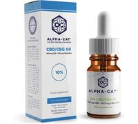 Alpha Cat :Huile De Cbg 10%, 10 Ml, 500:500 Mg