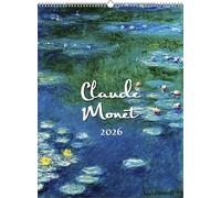 Alpha Edition - Claude Monet 2026 - Calendrier d'art 42 × 56 cm avec chefs-d'œuvre de l'impressionnisme, calendrier mural décoratif pour les amateurs d'art, les fans de Monet et les amateurs de