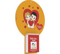 Alpha Edition - Liebe ist… 2026 - Calendrier à effeuiller 22,5 × 31,5 cm (bloc 8,1 × 10,6 cm) avec 313 motifs d'amour et calendrier allemand, calendrier romantique pour les couples et les amoureux