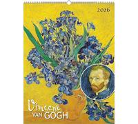 Alpha Edition - Vincent van Gogh 2026 Calendrier d'art 42 × 56 cm avec chefs-d'œuvre de peinture, calendrier mural décoratif pour les amateurs d'art, les fans de Van Gogh et les amateurs de peinture