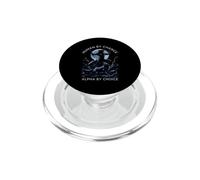 Alpha en Disant Humain par Hasard drôle et Sarcastique PopSockets PopGrip pour MagSafe