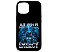 Alpha Energy Wolf Meme Cringe Weird Funny pour Hommes et Femmes Coque pour iPhone 15