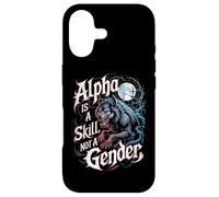 Alpha est Une compétence, Pas Une louve intrépide pour Femmes Alpha Girl Coque pour iPhone 17