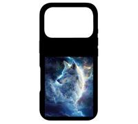 Alpha Galaxy Wolf Dark Fantasy Space Graphic Lovers Coque pour iPhone 17 Pro