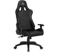 ALPHA GAMER Vega Siège Gamer Ergonomique, Métal, Noir, 56 x 52 x 137 cm Noir G
