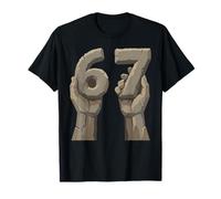Alpha Generation 6 7 Stone Hands Future Mindset Design T-Shirt