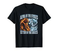 Alpha in The Streets Chaton in The Sheets Funny Alpha Wolf T-Shirt Graphique avec Valeur