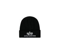 Alpha Industries 3D Beanie Couvre-chefs pour homme Taille onesize - argent noir