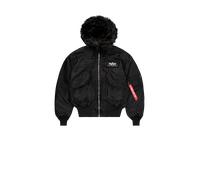Alpha Industries 45/P Hooded Custom Vestes Bombers pour homme Taille 2XL - Noir