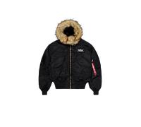 Alpha Industries 45/P Hooded Vestes Bombers pour homme Taille M - Noir