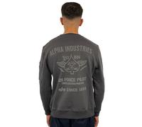 Alpha Industries Air Force Sweat-shirt, gris, taille L pour homme