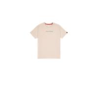 Alpha Industries Alpha Backprint Puff T-Shirt pour homme Taille L - Beige