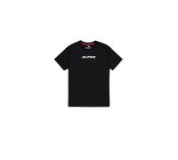 Alpha Industries Back Print Rubber Short Sleeve T-shirt Noir M Homme