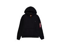 Alpha Industries Alpha Essentials Rubber Logo Hoodie pour homme Taille 3XL - Noir